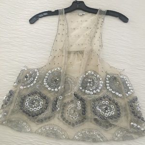 Sequined Vest